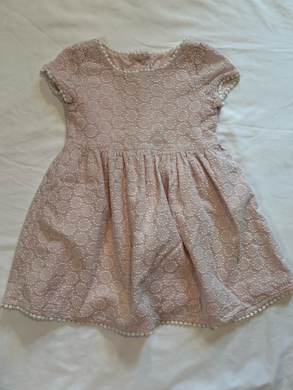 Oshkosh Girls Pink and White Dress 3T